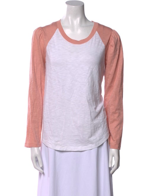 Veronica Beard Scoop Neck Long Sleeve T-Shirt