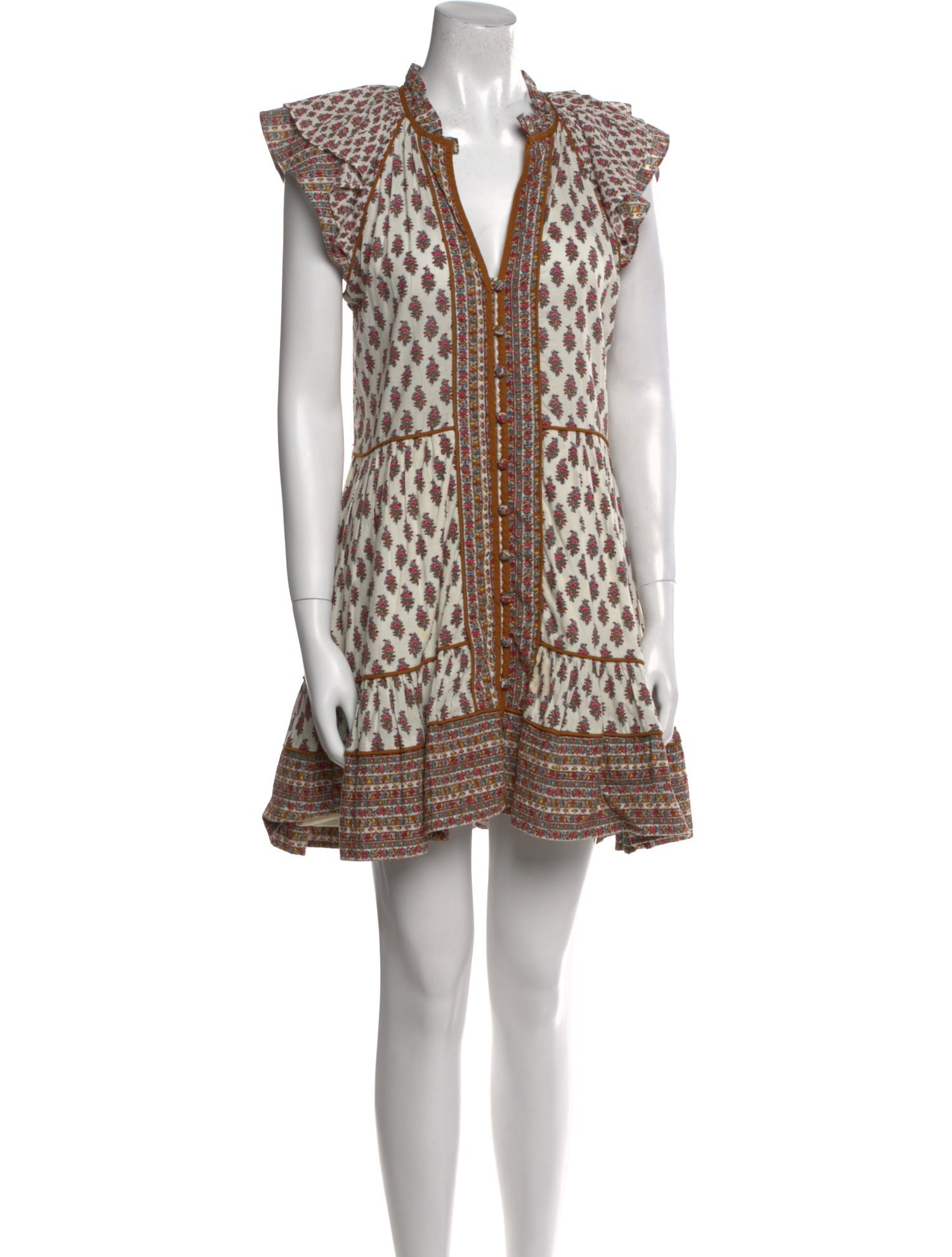 Veronica Beard Printed Mini Dress