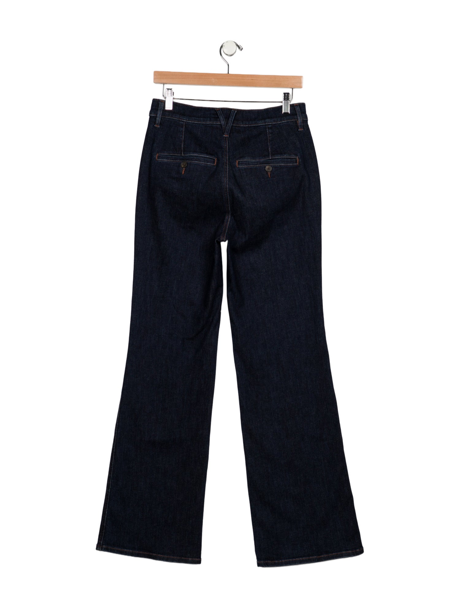 Veronica Beard Mid-Rise Wide Leg Jeans