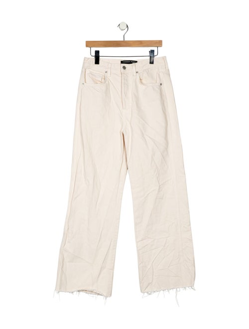 Veronica Beard High-Rise Wide Leg Jeans