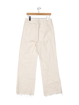 Veronica Beard High-Rise Wide Leg Jeans