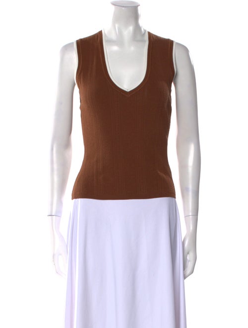 Veronica Beard V-Neck Sleeveless Top