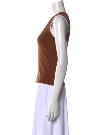 Veronica Beard V-Neck Sleeveless Top
