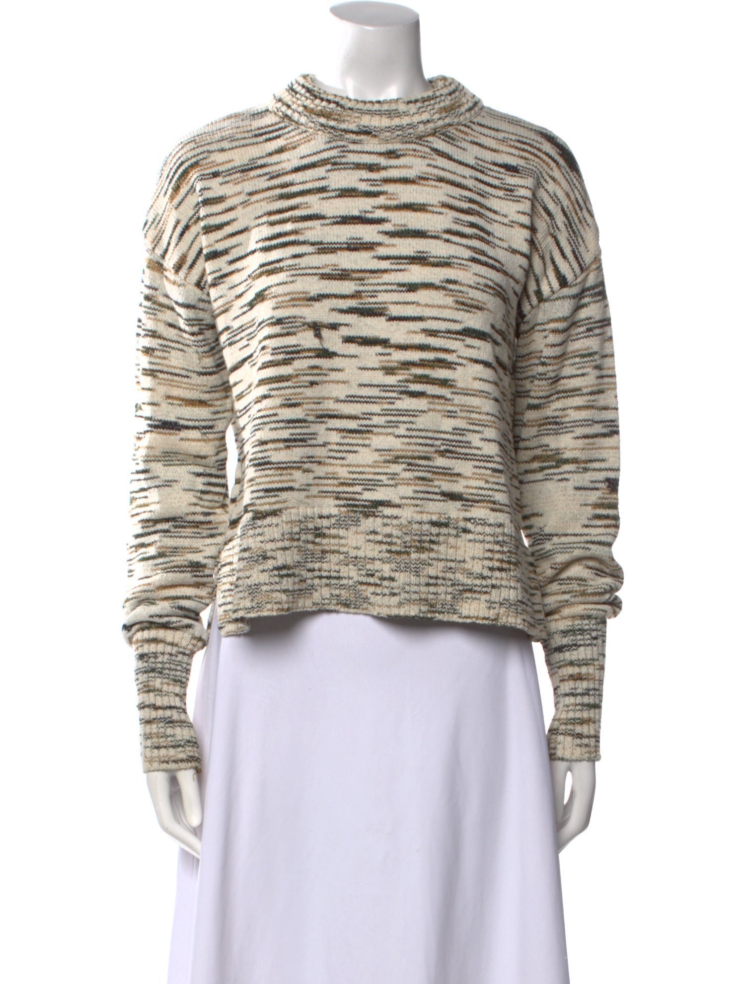 Veronica Beard Printed Crew Neck Sweater