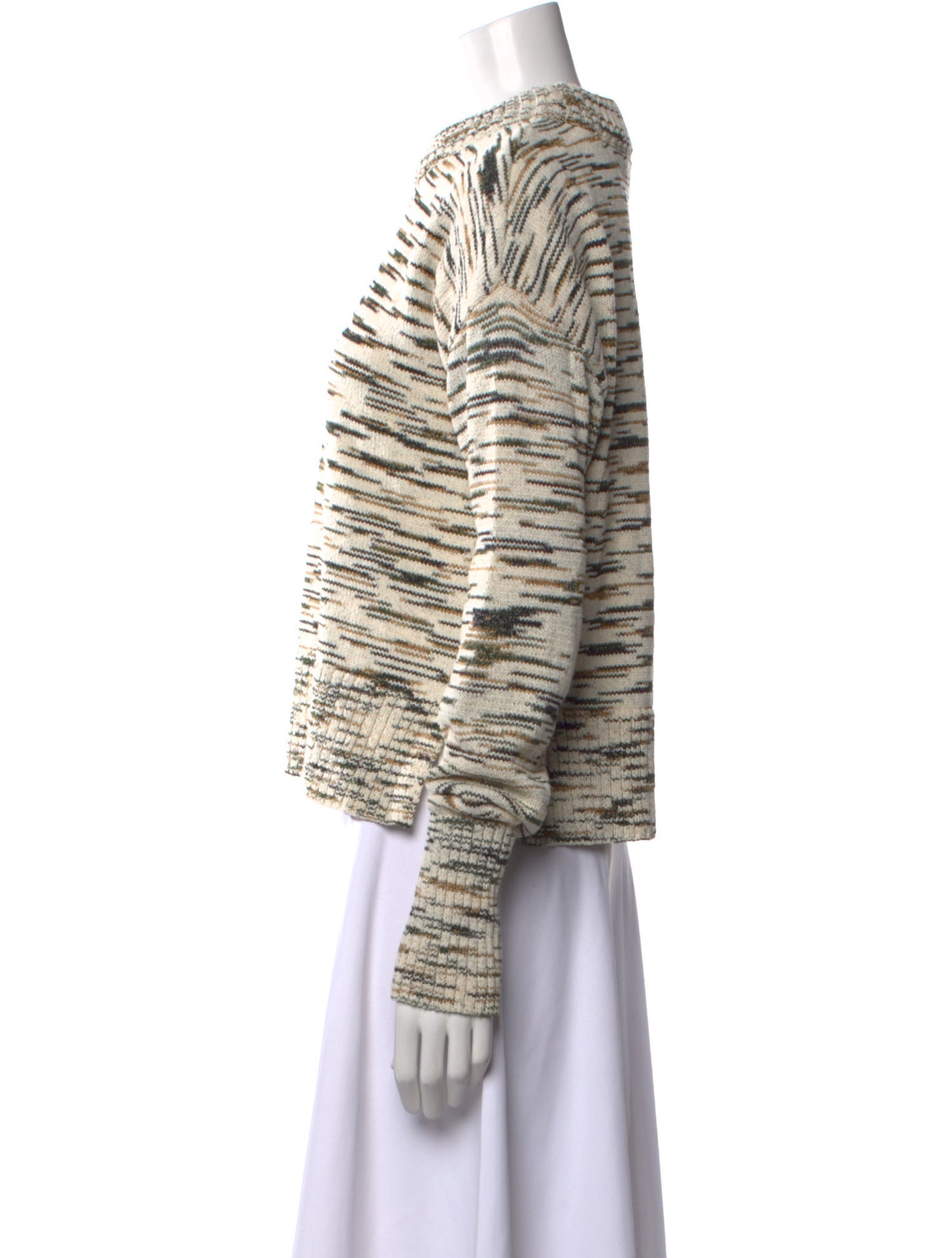 Veronica Beard Printed Crew Neck Sweater