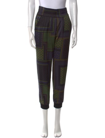 Veronica Beard Printed Skinny Leg Pants