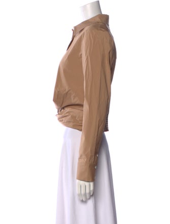 Veronica Beard Long Sleeve Crop Top