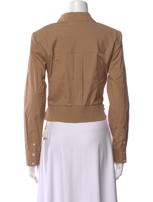 Veronica Beard Long Sleeve Crop Top