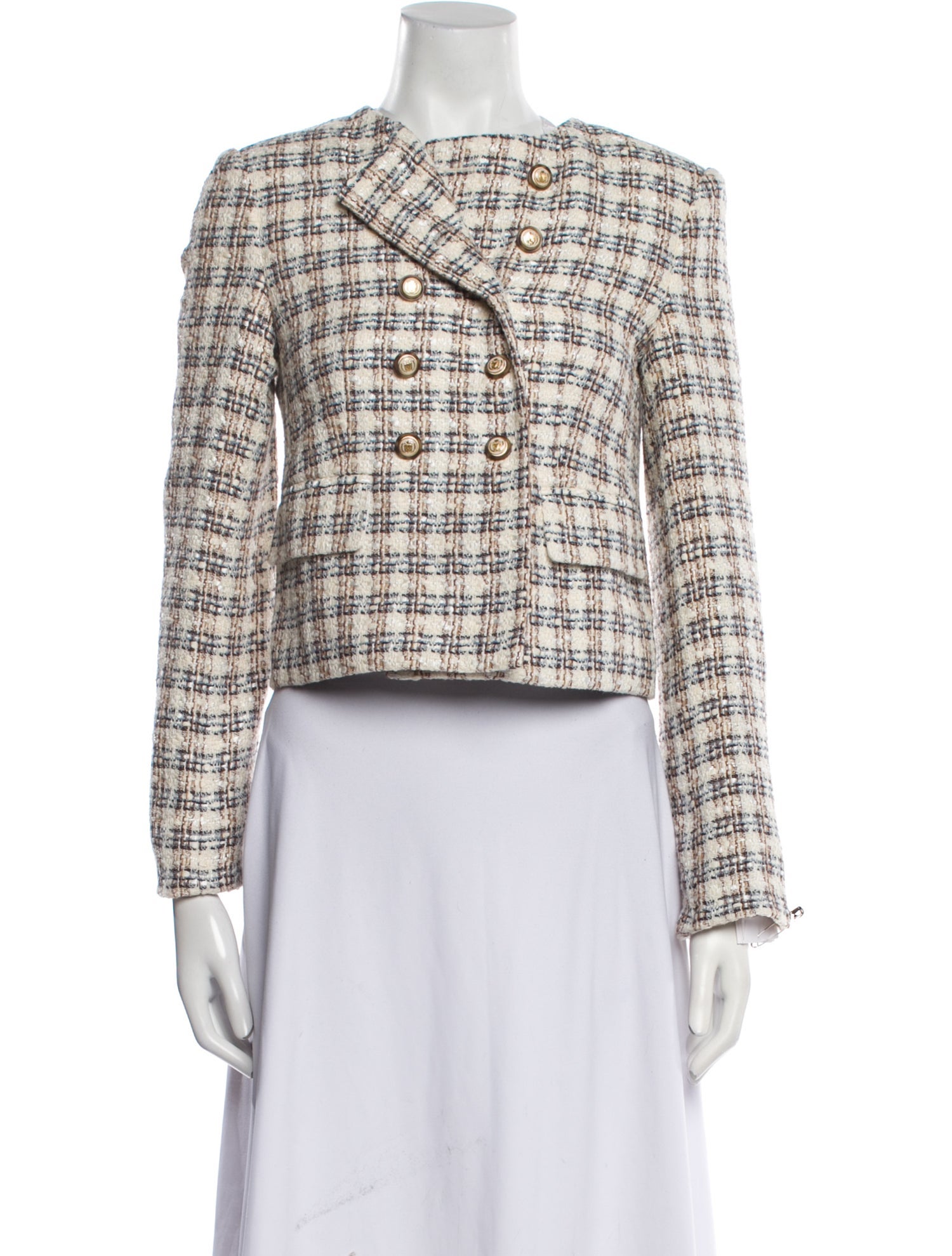 Veronica Beard Tweed Pattern Evening Jacket w/ Tags