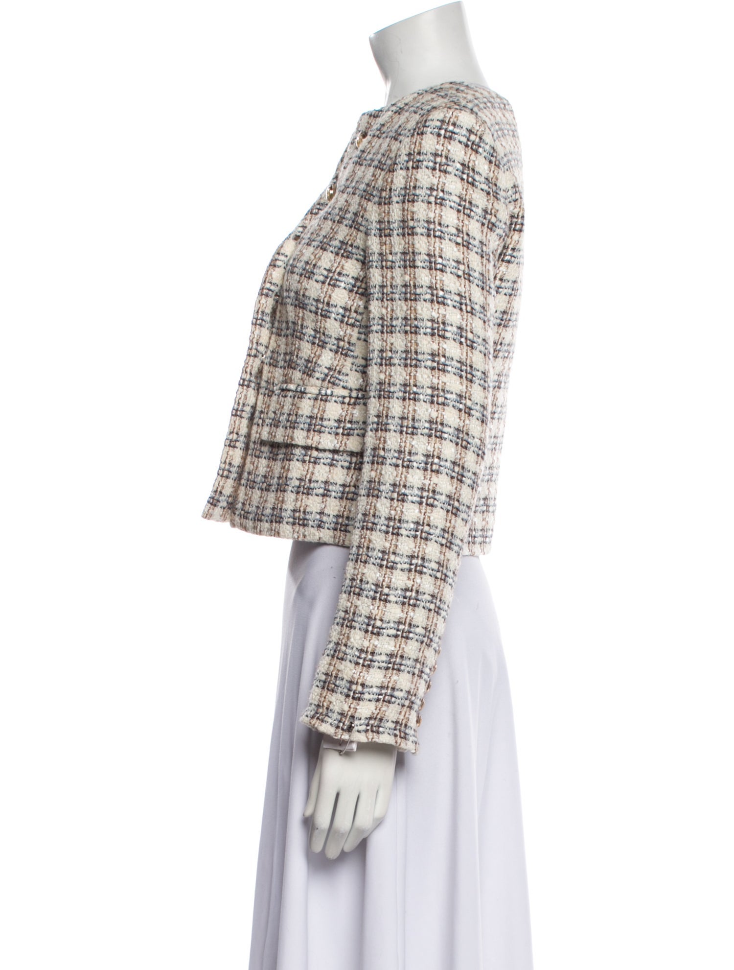 Veronica Beard Tweed Pattern Evening Jacket w/ Tags