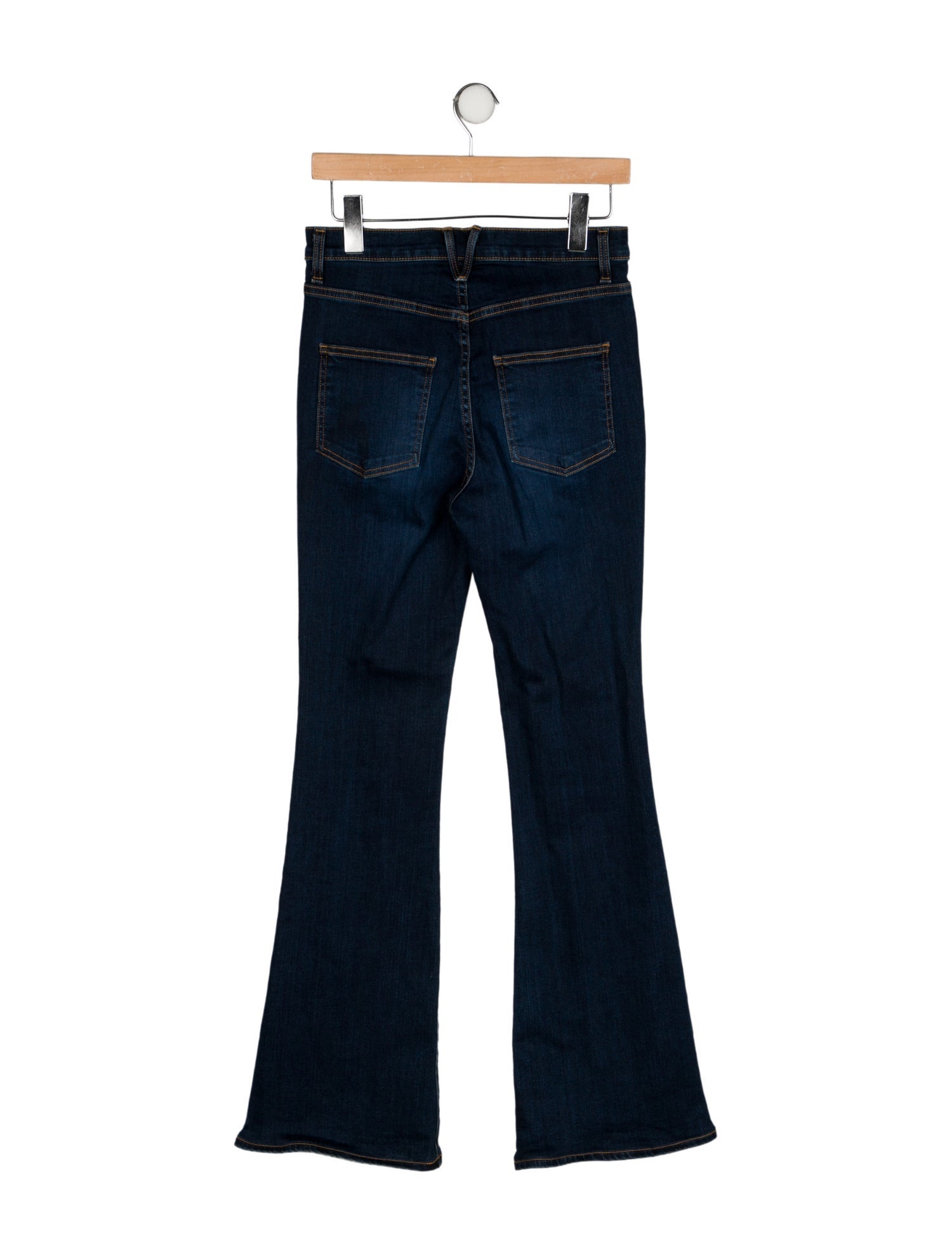 Veronica Beard Mid-Rise Wide Leg Jeans