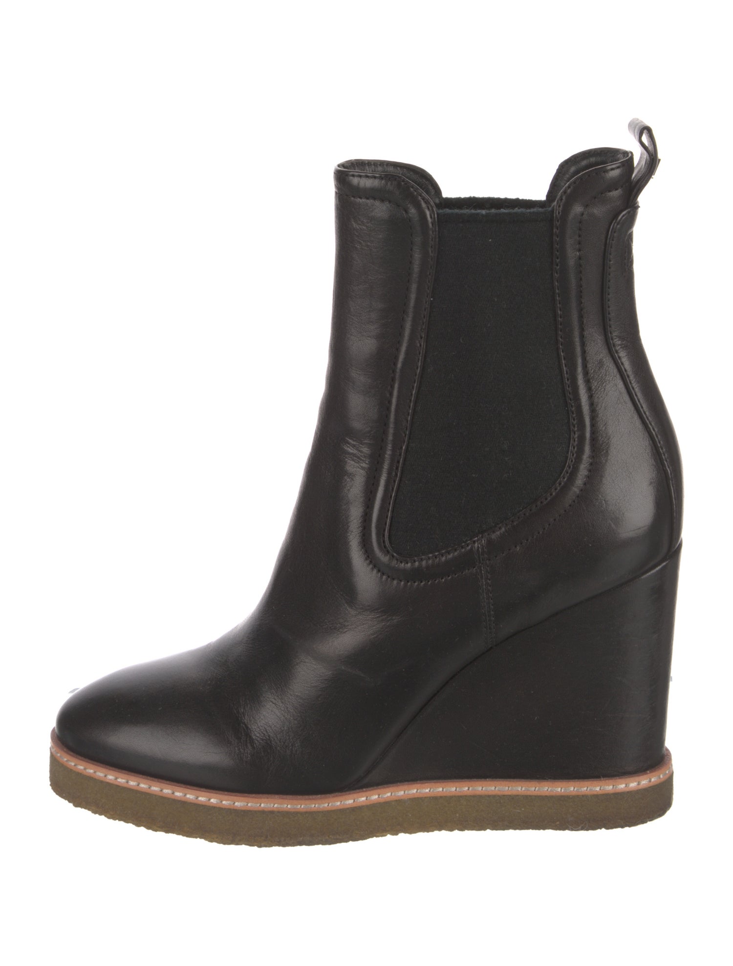 Veronica Beard Leather Chelsea Boots