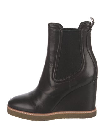 Veronica Beard Leather Chelsea Boots