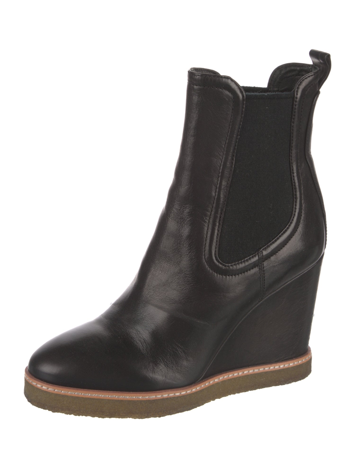 Veronica Beard Leather Chelsea Boots