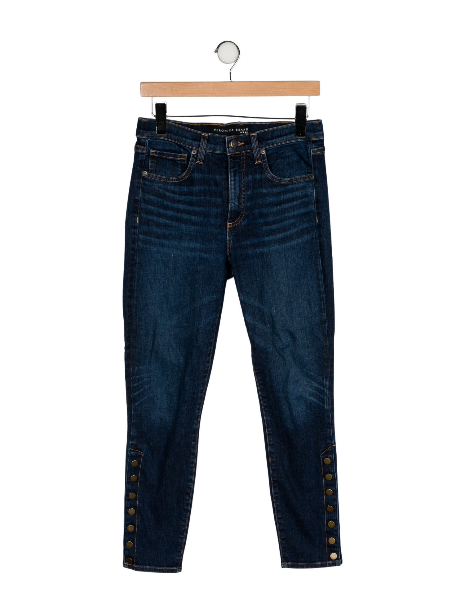 Veronica Beard Mid-Rise Skinny Leg Jeans