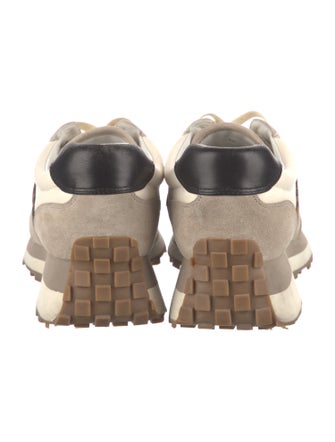 Veronica Beard Suede Animal Print Sneakers