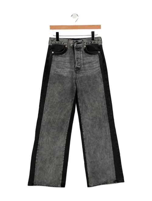 Veronica Beard Colorblock Pattern Wide Leg Pants