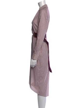 Veronica Beard Striped Midi Length Dress