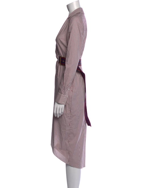 Veronica Beard Striped Midi Length Dress