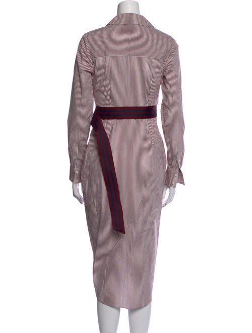 Veronica Beard Striped Midi Length Dress