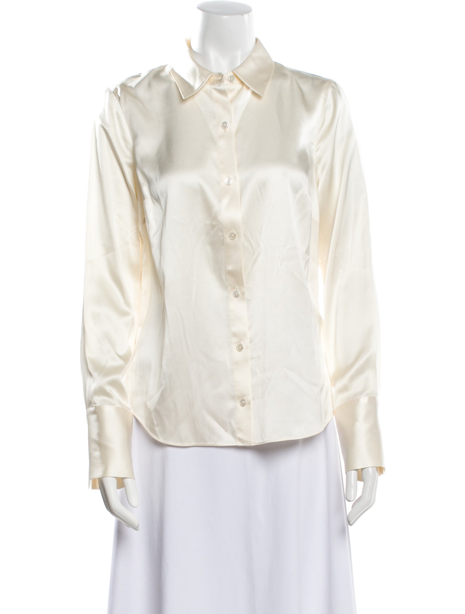 Veronica Beard Long Sleeve Button-Up Top