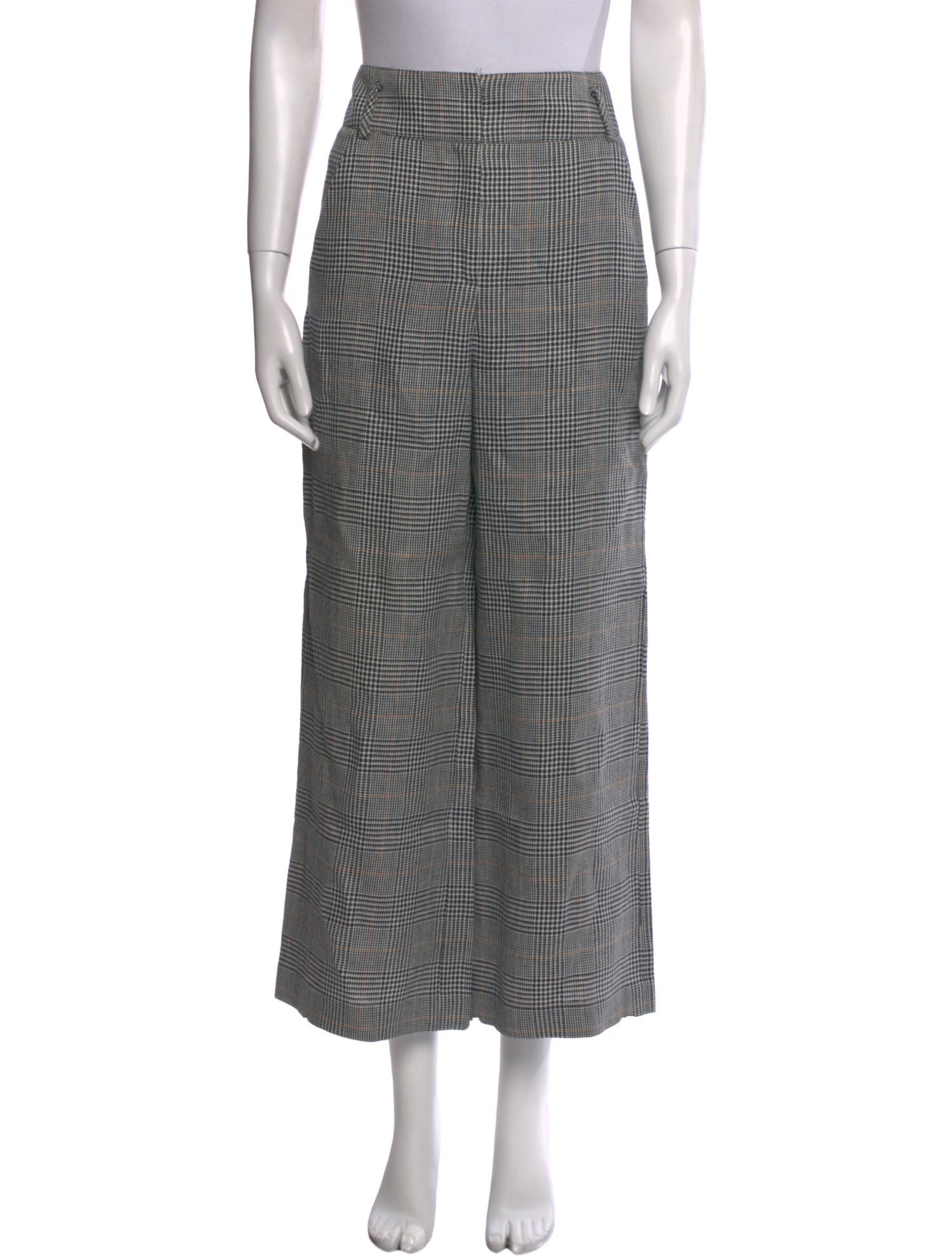 Veronica Beard Linen Wide Leg Pants