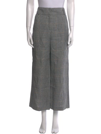 Veronica Beard Linen Wide Leg Pants