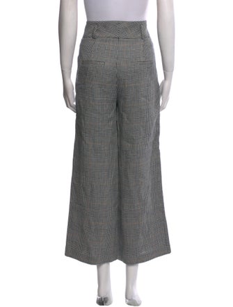 Veronica Beard Linen Wide Leg Pants