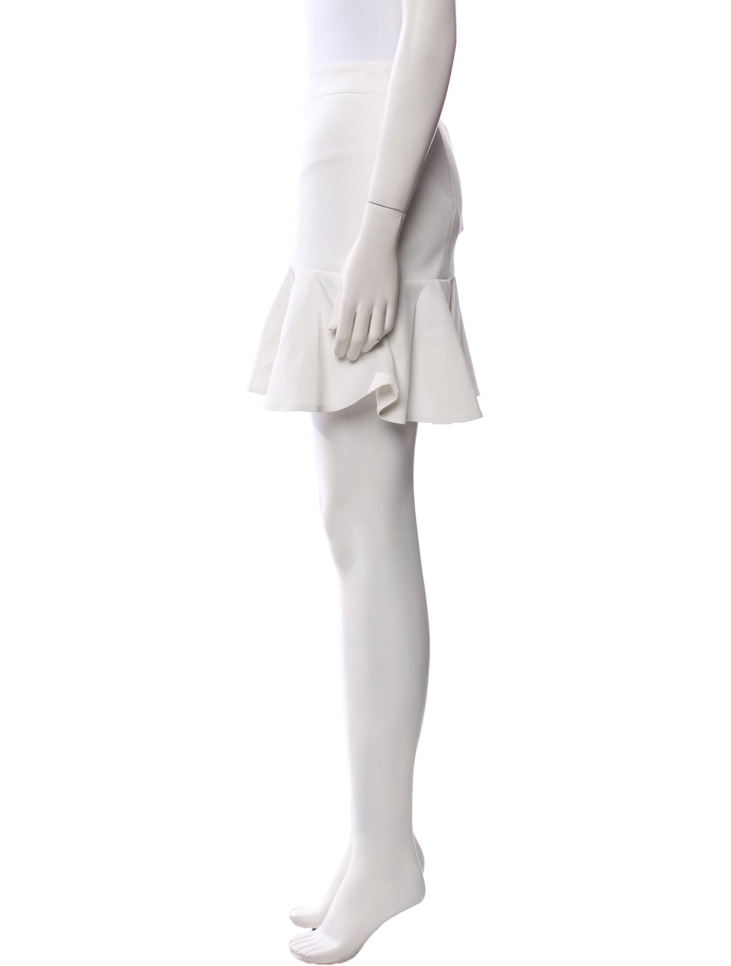 Veronica Beard Ruffle Embellishment Mini Skirt