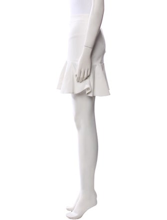 Veronica Beard Ruffle Embellishment Mini Skirt