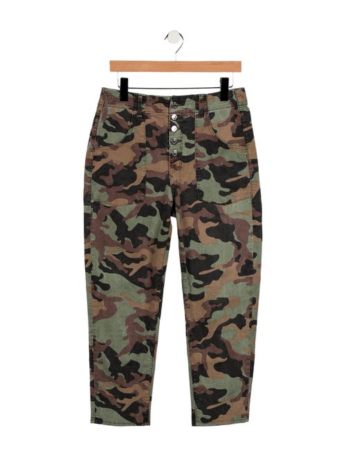 Veronica Beard High-Rise Straight Leg Jeans