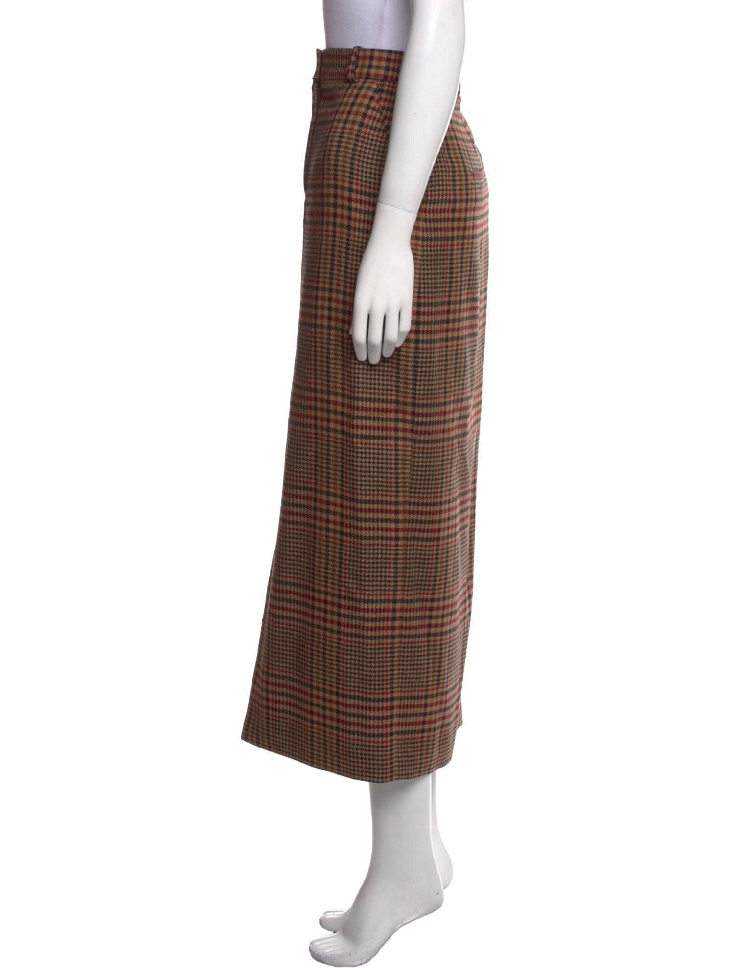 Veronica Beard Virgin Wool Midi Length Skirt