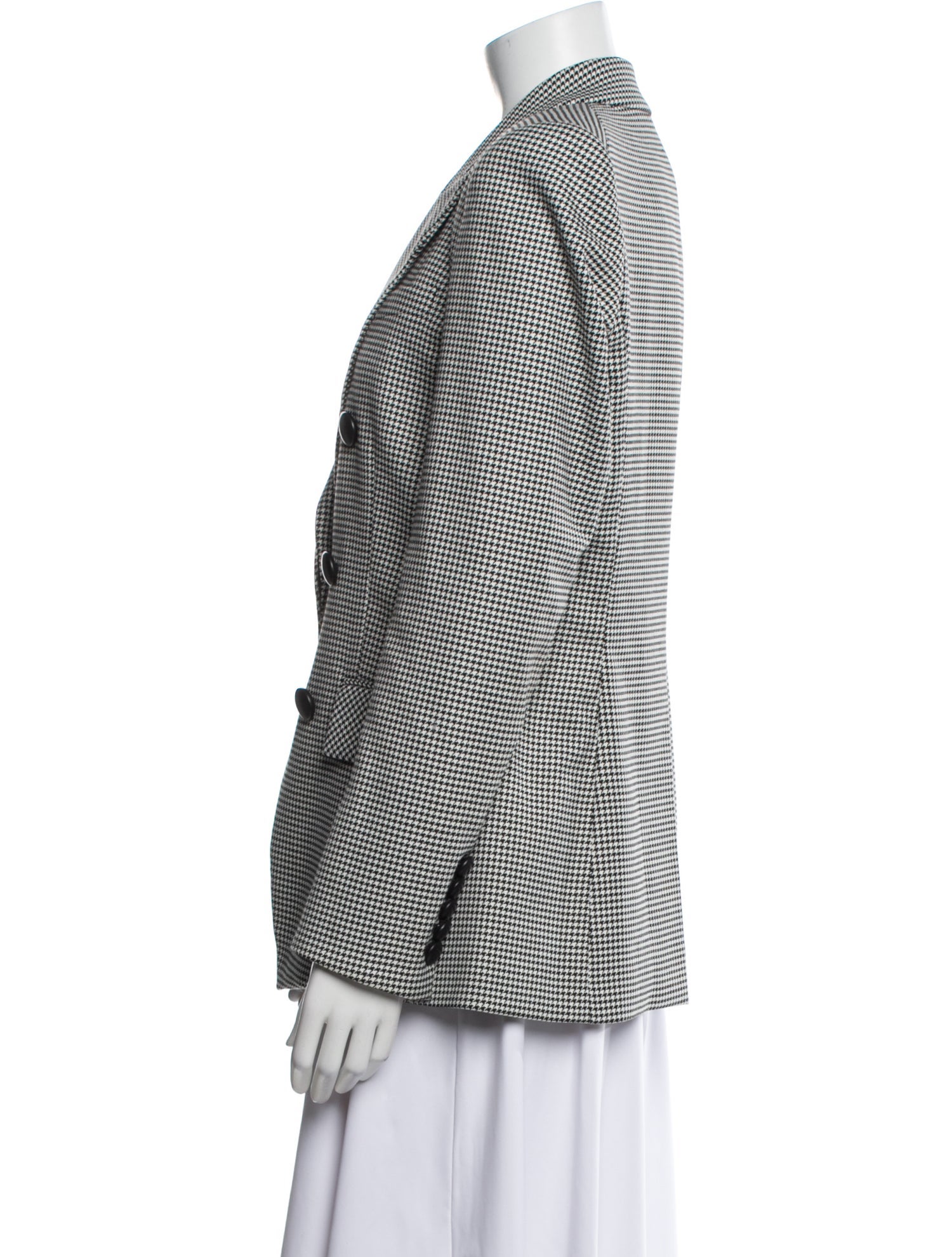 Veronica Beard Houndstooth Print Blazer