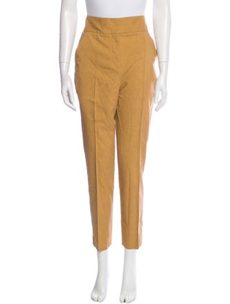 Veronica Beard Linen Straight Leg Pants