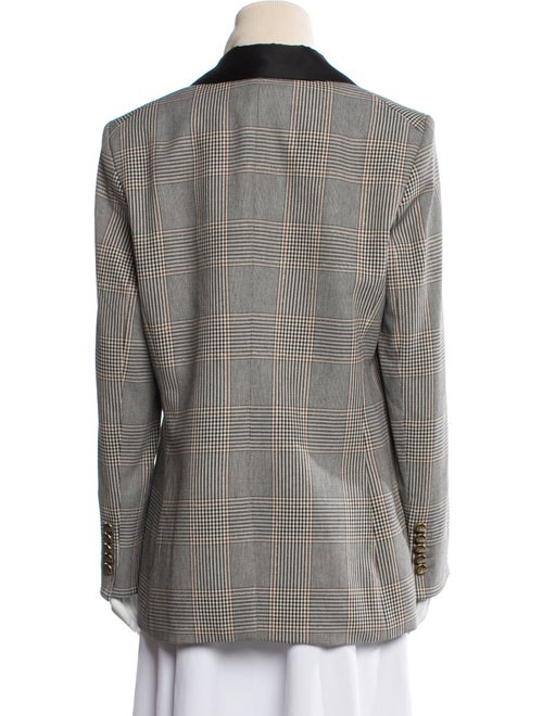 Veronica Beard Plaid Print Blazer