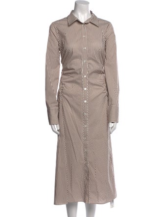 Veronica Beard Striped Long Dress