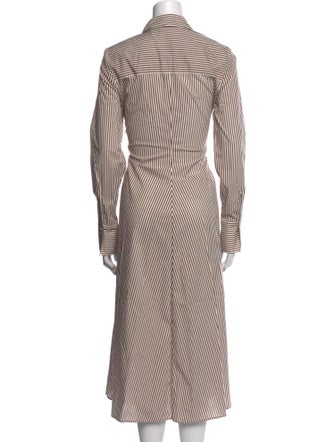 Veronica Beard Striped Long Dress