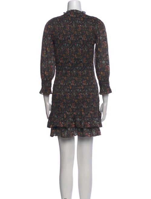 Veronica Beard Floral Print Mini Dress