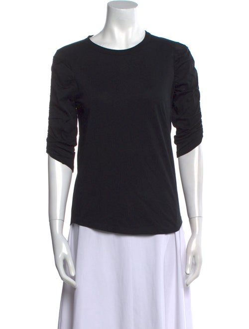 Veronica Beard Crew Neck Three-Quarter Sleeve T-Shirt