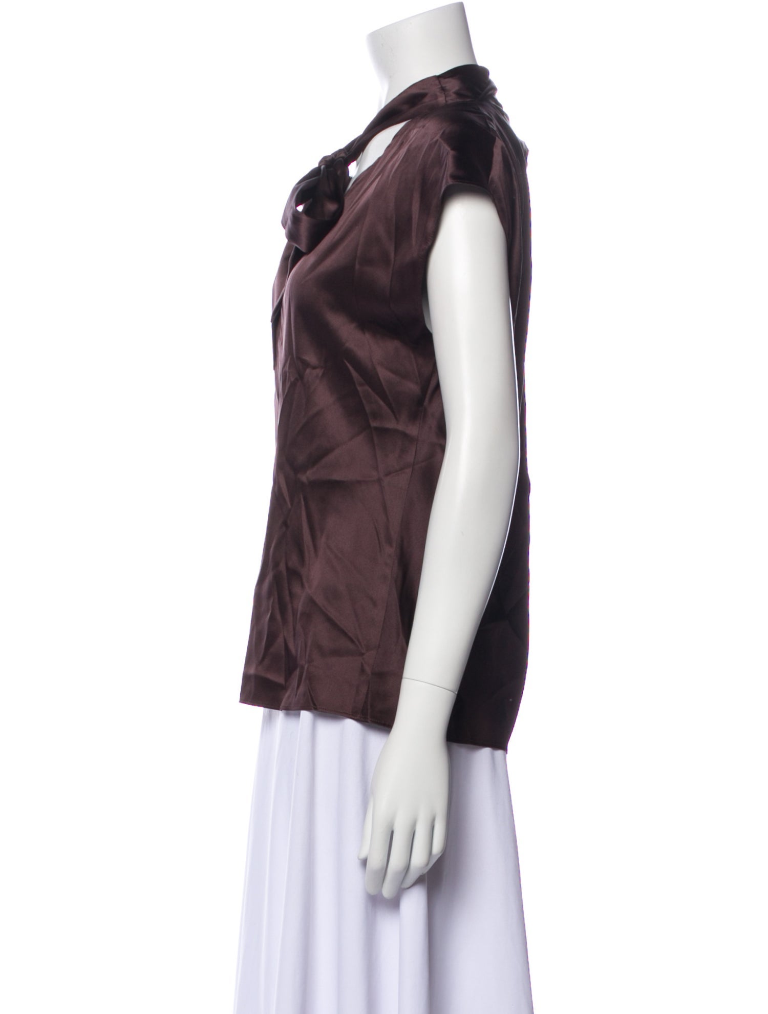 Veronica Beard Silk Mock Neck Blouse w/ Tags