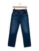 Veronica Beard High-Rise Straight Leg Jeans