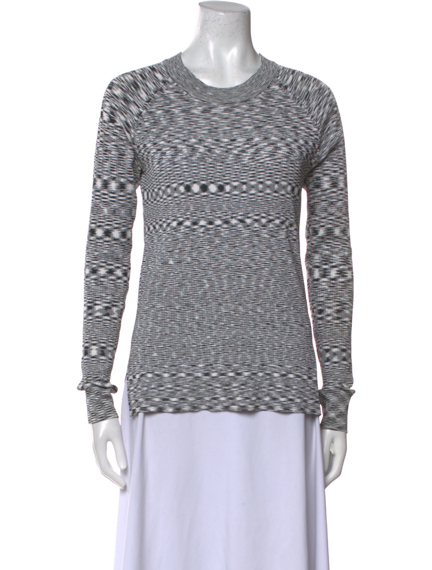 Veronica Beard Printed Crew Neck Sweatshirt