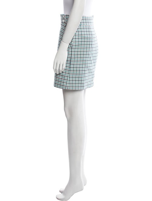 Veronica Beard Houndstooth Print Mini Skirt