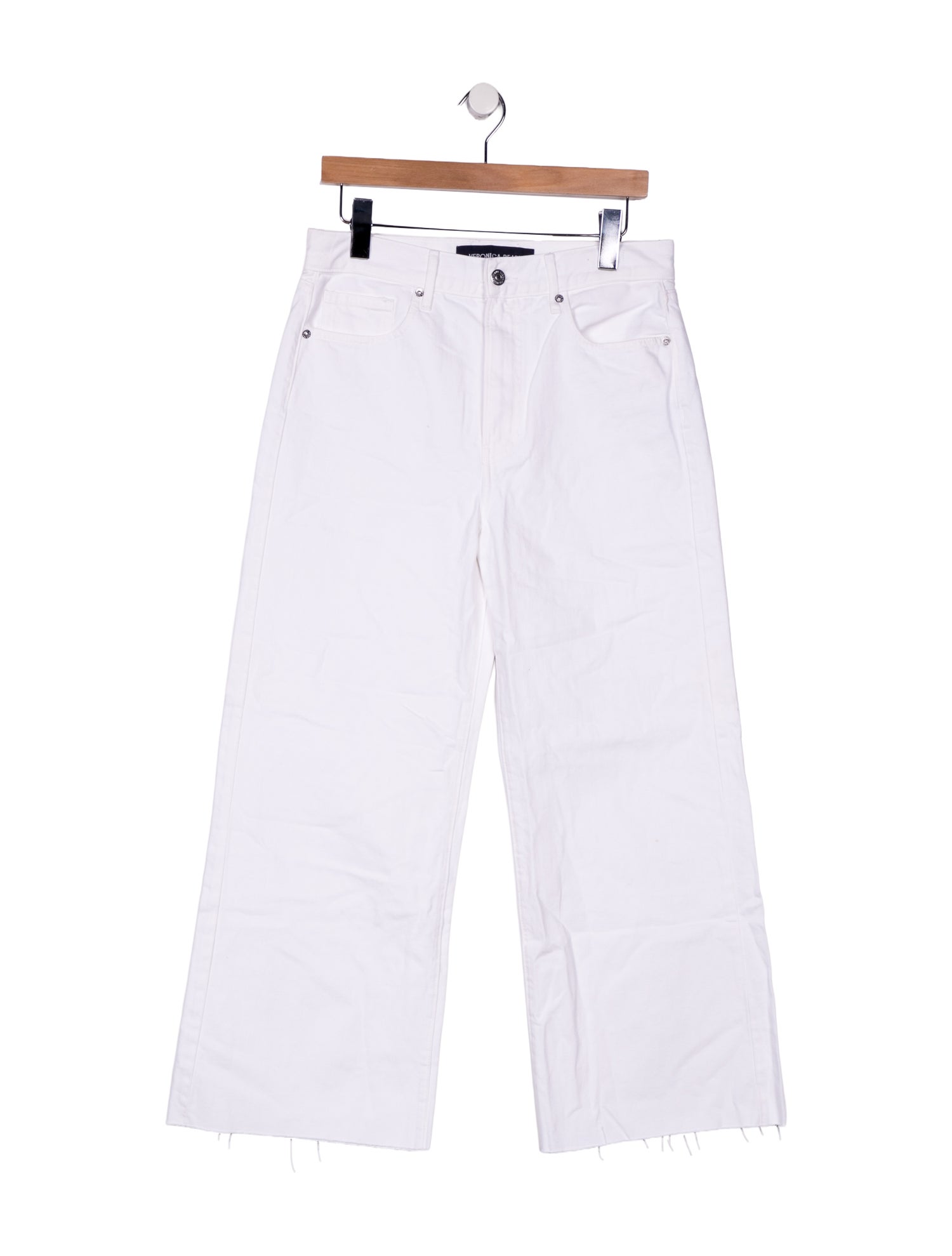Veronica Beard High-Rise Wide Leg Jeans