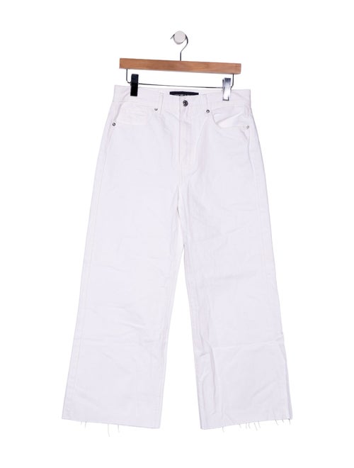 Veronica Beard High-Rise Wide Leg Jeans