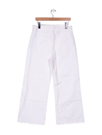 Veronica Beard High-Rise Wide Leg Jeans