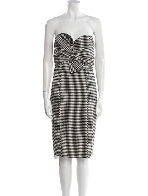 Veronica Beard Plaid Print Mini Dress