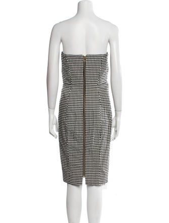 Veronica Beard Plaid Print Mini Dress