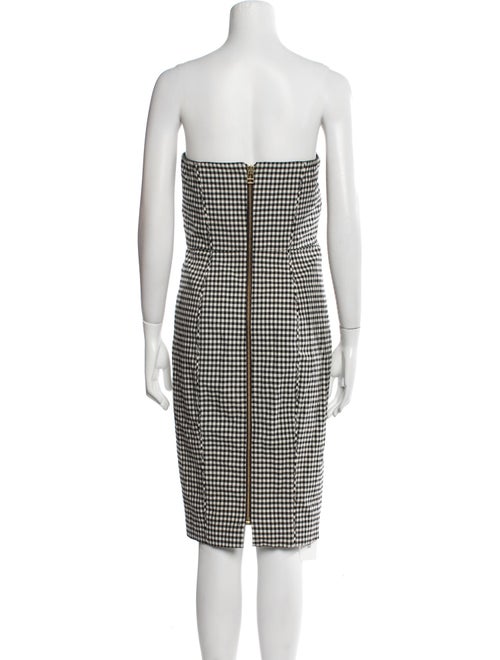 Veronica Beard Plaid Print Mini Dress