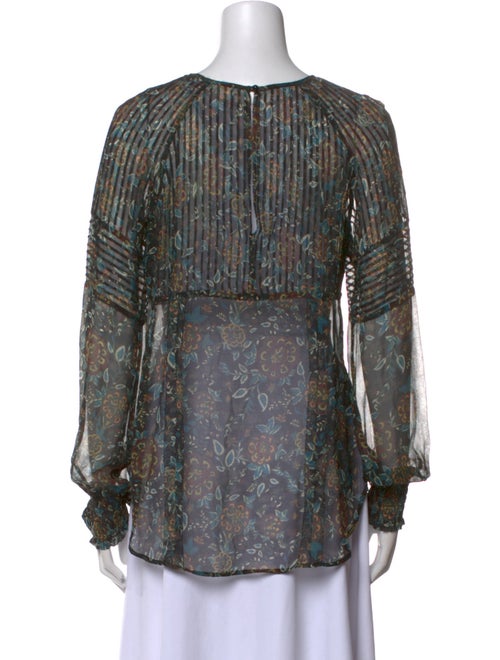 Veronica Beard Silk Printed Blouse